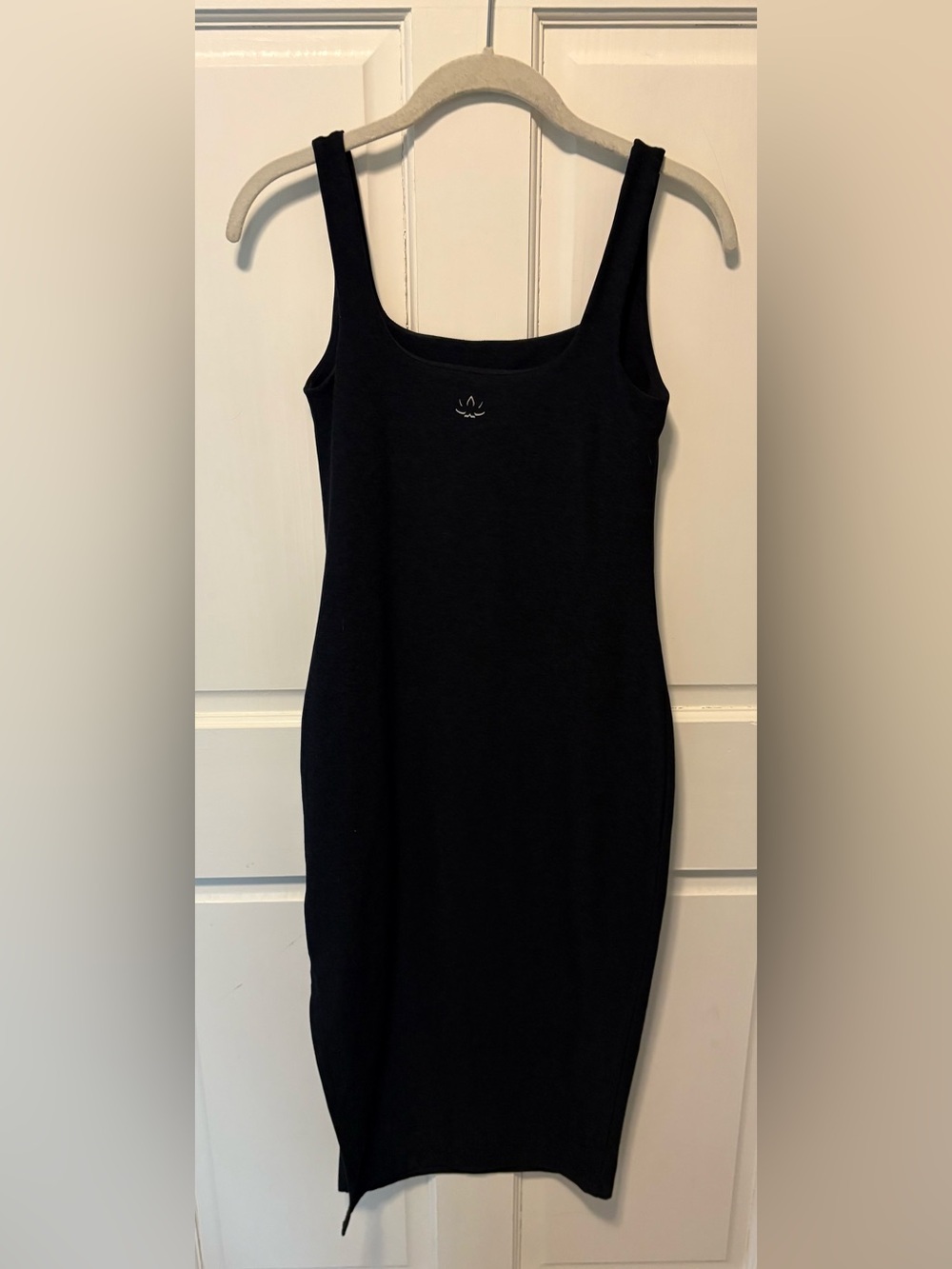 Beyond Yoga black tank spacedye icon midi women stretch active dress s small - Picture 3 of 6